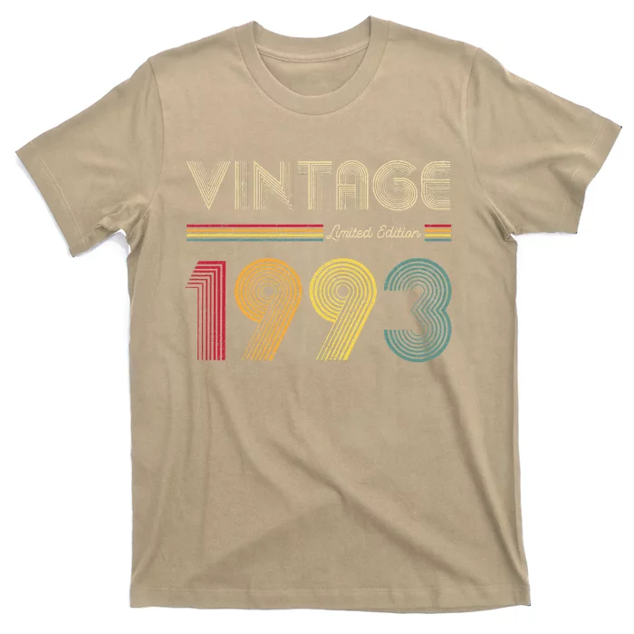 Vintage 1993 Women 30th Birthday 30 Year Old Gifts T-Shirt