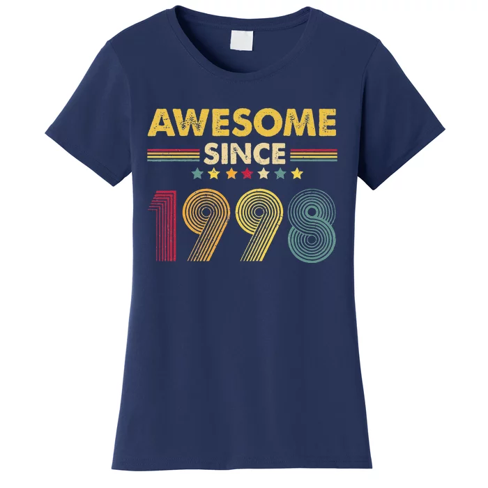 Vintage 1998 Women 25th Birthday 25 Year Old Gifts Women's T-Shirt