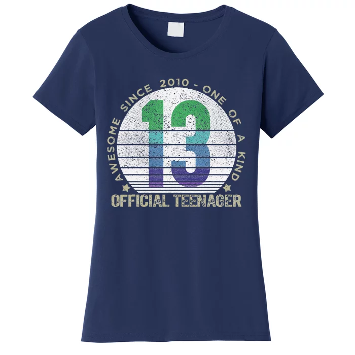 Vintage 13 Year Old Gifts 13th Birthday Women's T-Shirt