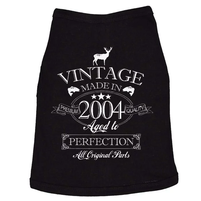 Vintage 2004 18th Birthday 18 Years Old Deer Fishing Doggie Tank