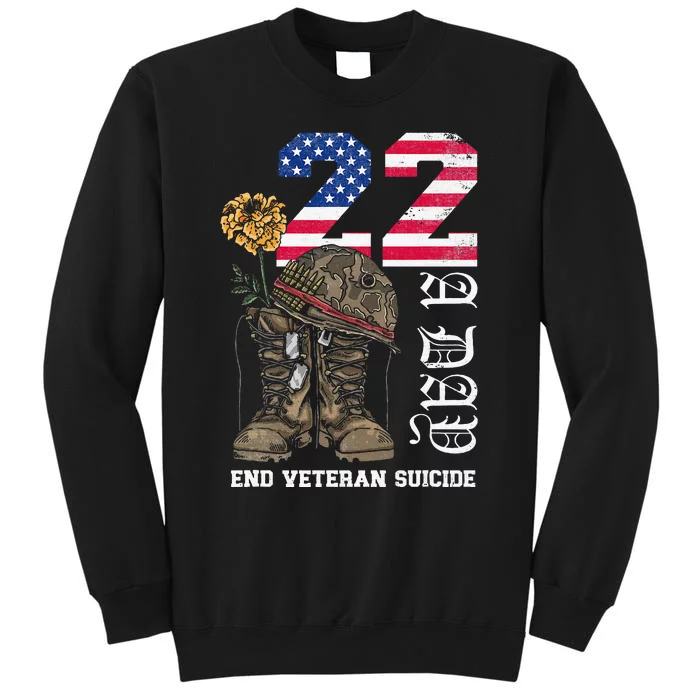 Veteran 22 A Day Take Their Lives End Veteran Suicide Sweatshirt