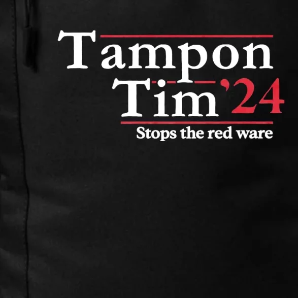 Voting 2024 Apparels Tampon Tim Daily Commute Backpack