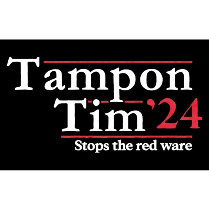 Voting 2024 Apparels Tampon Tim Bumper Sticker