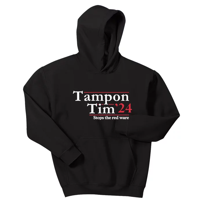 Voting 2024 Apparels Tampon Tim Kids Hoodie