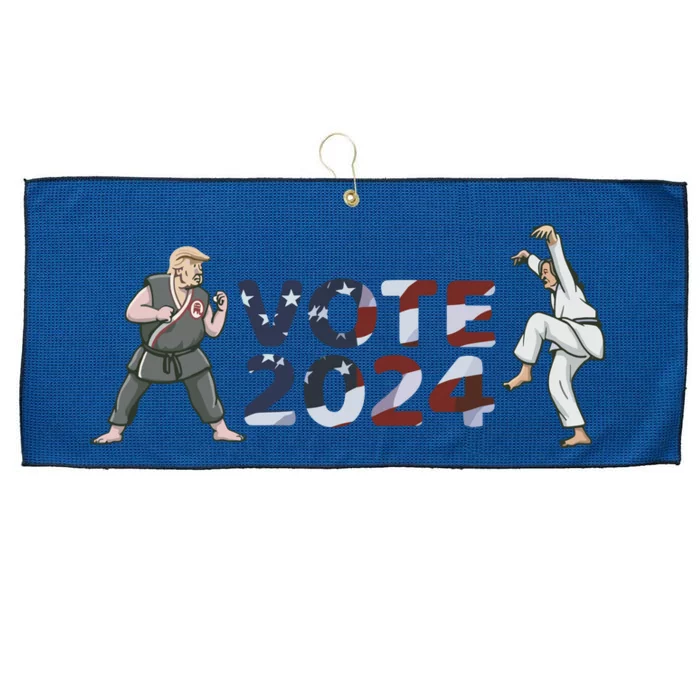 Vote 2024. Activism Large Microfiber Waffle Golf Towel