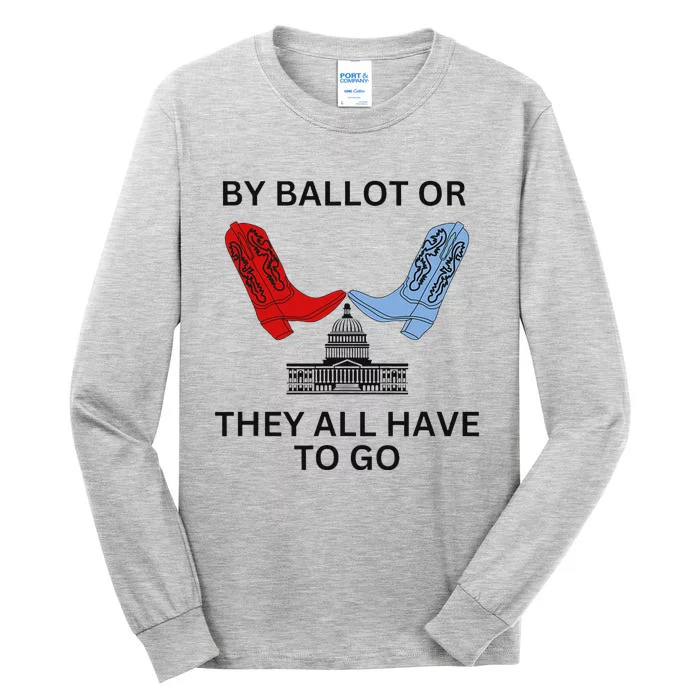 Vote 2024 Bold Election Design Tall Long Sleeve T-Shirt