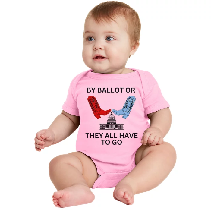 Vote 2024 Bold Election Design Baby Bodysuit