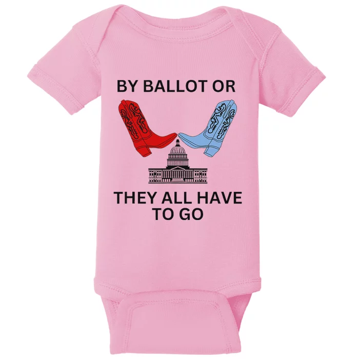 Vote 2024 Bold Election Design Baby Bodysuit