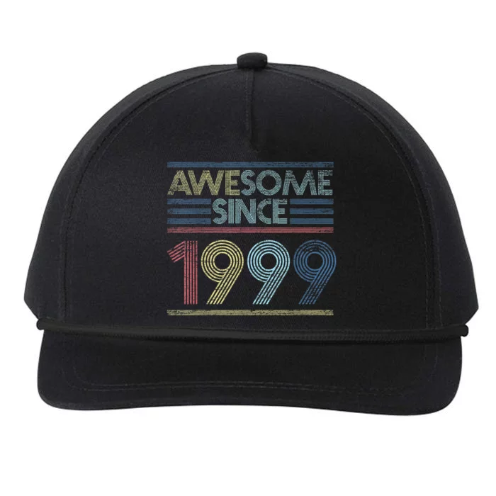 Vintage 23rd Birthday Gifts - Awesome Since 1999 Snapback Five-Panel Rope Hat