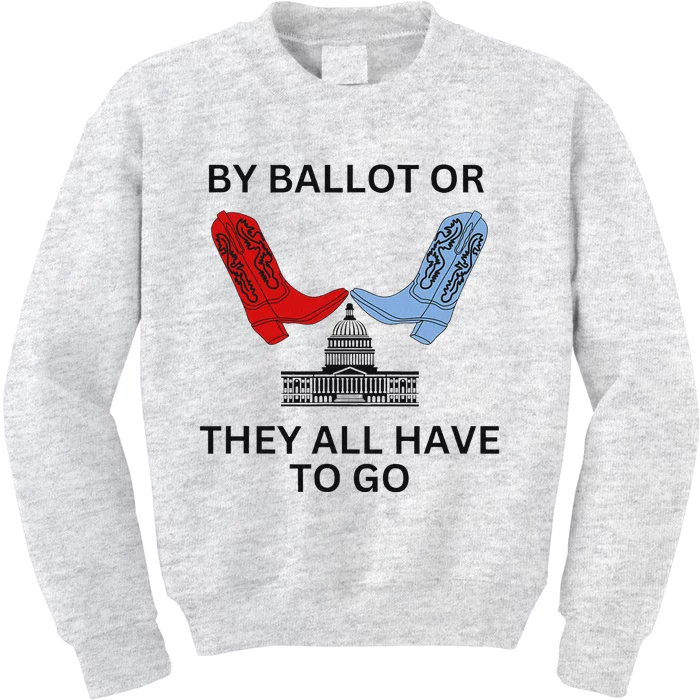 Vote 2024 Bold Election Design Kids Sweatshirt