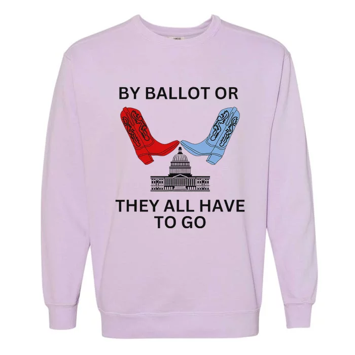 Vote 2024 Bold Election Design Garment-Dyed Sweatshirt