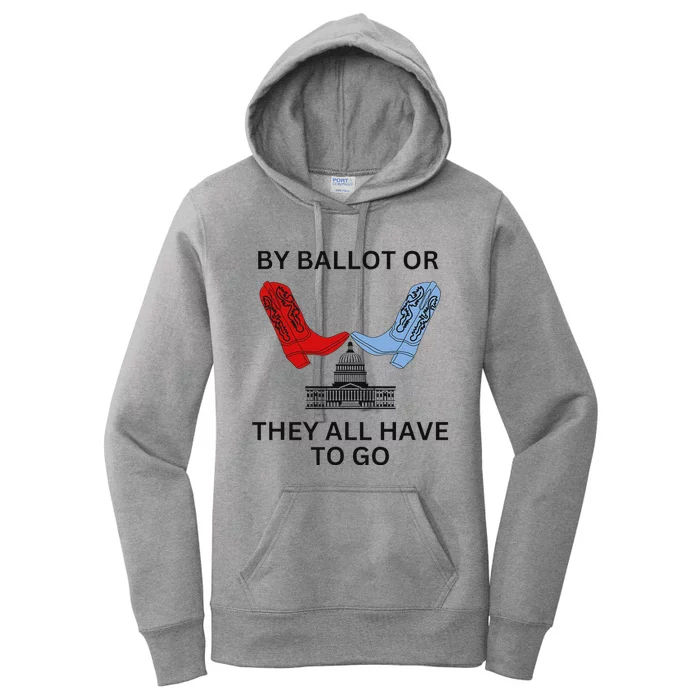 Vote 2024 Bold Election Design Women's Pullover Hoodie