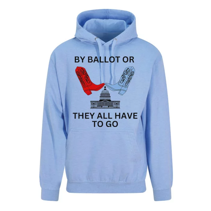 Vote 2024 Bold Election Design Unisex Surf Hoodie