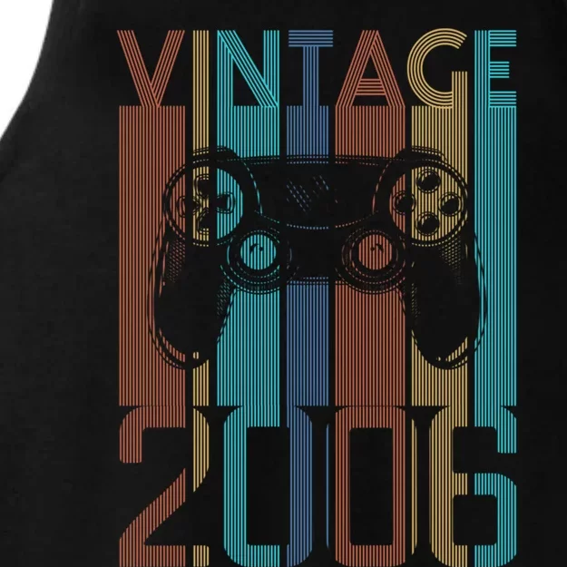 Vintage 2006 Gaming Funny Gift For 17 Year Old Gamer Birthday Gift Ladies Tri-Blend Wicking Tank