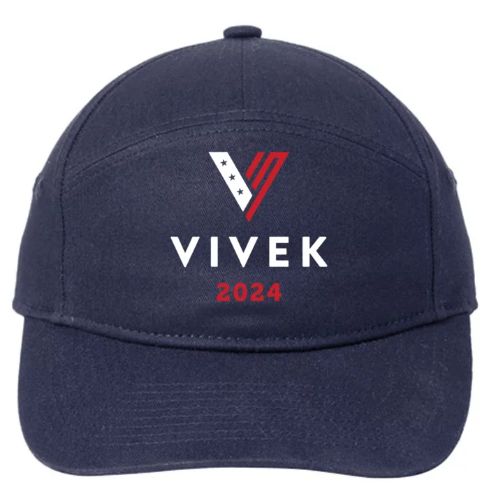 Vivek 2024 Ivek Ramaswamy For President 7-Panel Snapback Hat