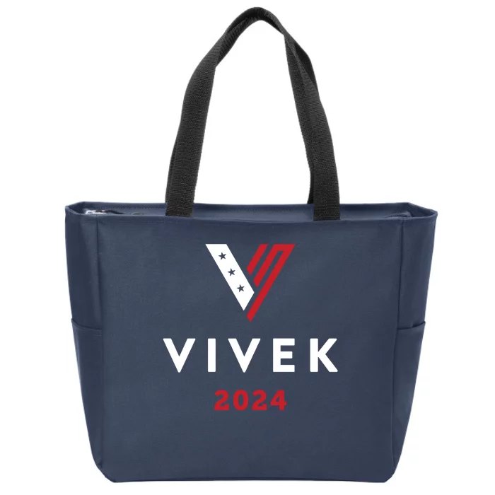 Vivek 2024 Ivek Ramaswamy For President Zip Tote Bag