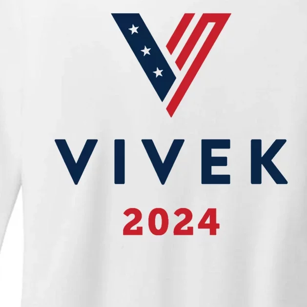 Vivek 2024 Ivek Ramaswamy For President Womens CVC Long Sleeve Shirt