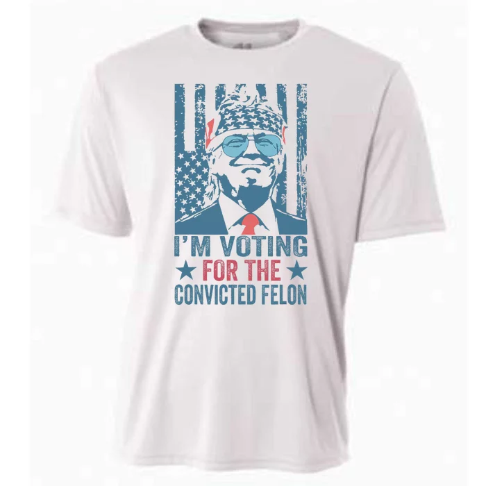 Voting 2024 Im Voting For The Convicted Felon Cooling Performance Crew T-Shirt