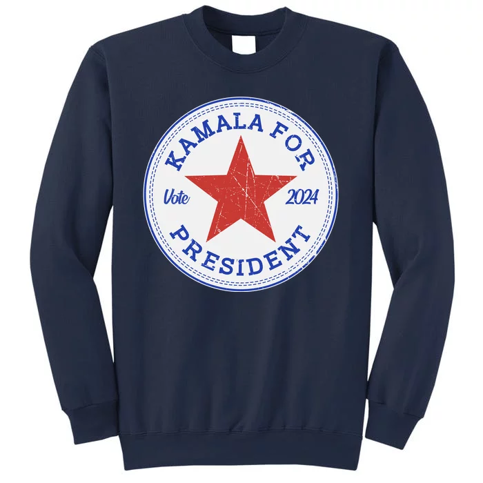 Vote 2024 Kamala For President Sneaker Logo Sweatshirt