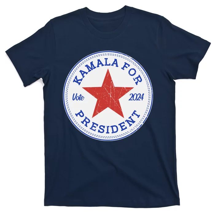 Vote 2024 Kamala For President Sneaker Logo T-Shirt