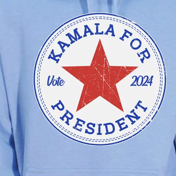 Vote 2024 Kamala For President Sneaker Logo Unisex Surf Hoodie