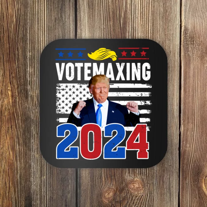 Votemaxing 2024 Looksmaxxing Funny Coaster