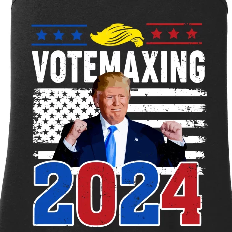 Votemaxing 2024 Looksmaxxing Funny Ladies Essential Tank