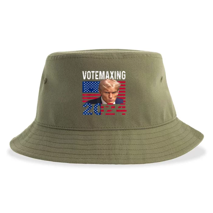 Votemaxing 2024 Looksmaxxing Funny Sustainable Bucket Hat