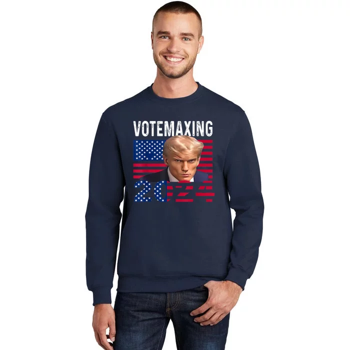 Votemaxing 2024 Looksmaxxing Funny Sweatshirt