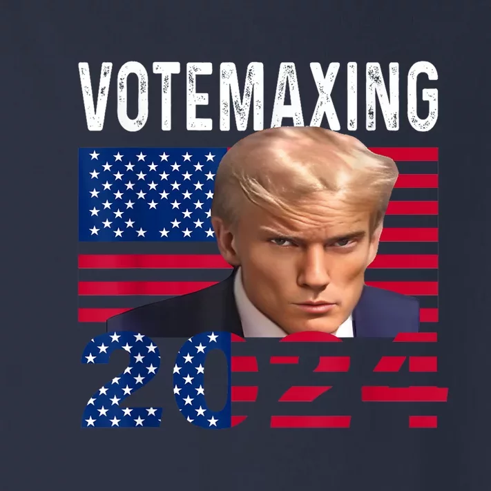 Votemaxing 2024 Looksmaxxing Funny Toddler Long Sleeve Shirt