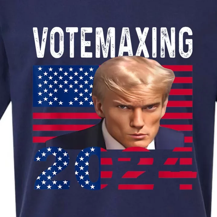 Votemaxing 2024 Looksmaxxing Funny Sueded Cloud Jersey T-Shirt