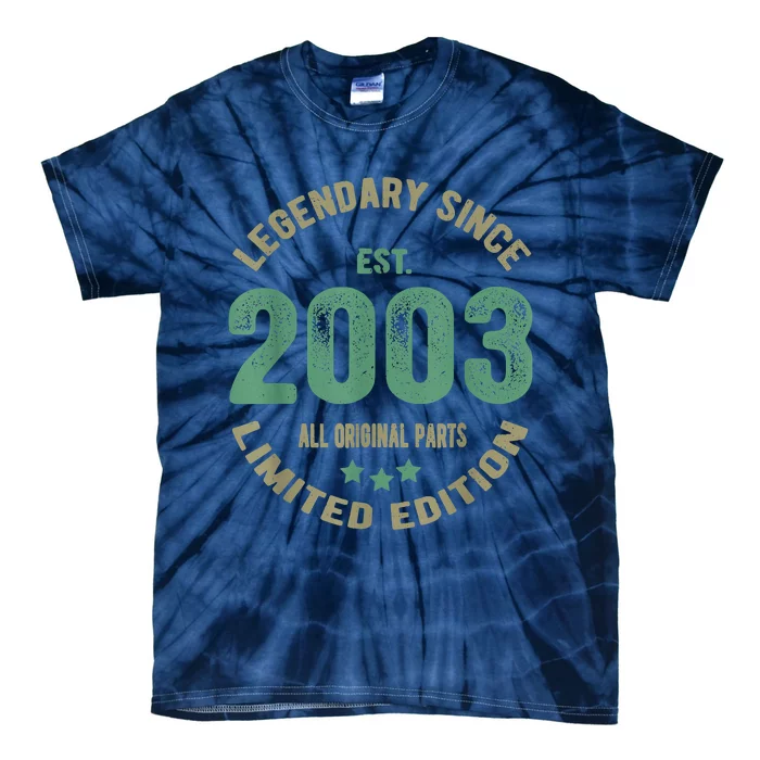 Vintage 2003 Limited Edition 20th Birthday 20 Year Old Tie-Dye T-Shirt