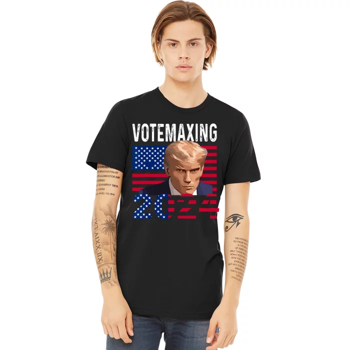 Votemaxing 2024 Looksmaxxing Funny Premium T-Shirt