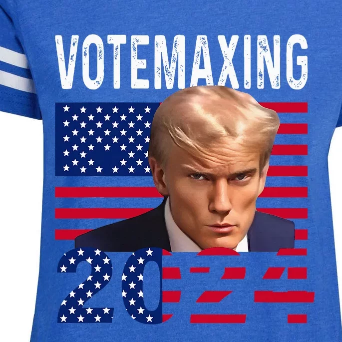 VoteMaxing 2024 LooksMaxxing Funny Enza Ladies Jersey Football T-Shirt