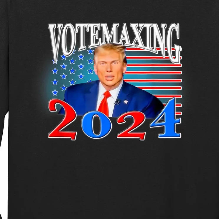 Votemaxing 2024 Looksmax Funny Long Sleeve Shirt