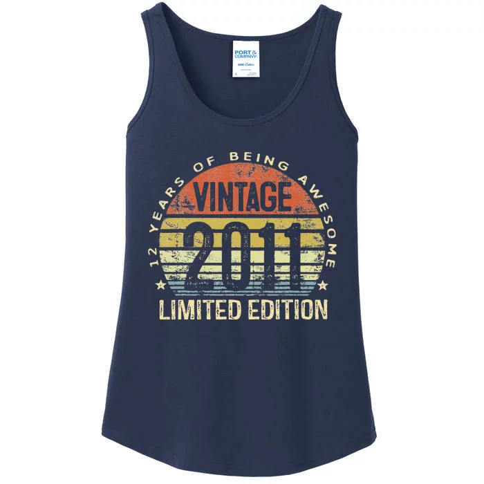 Vintage 2011 Limited Edition 12 Year Old Gifts 12th Birthday Ladies Essential Tank