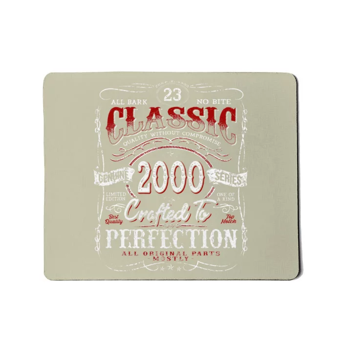 Vintage 2000 Limited Edition 23 Year Old 23rd Birthday Mousepad