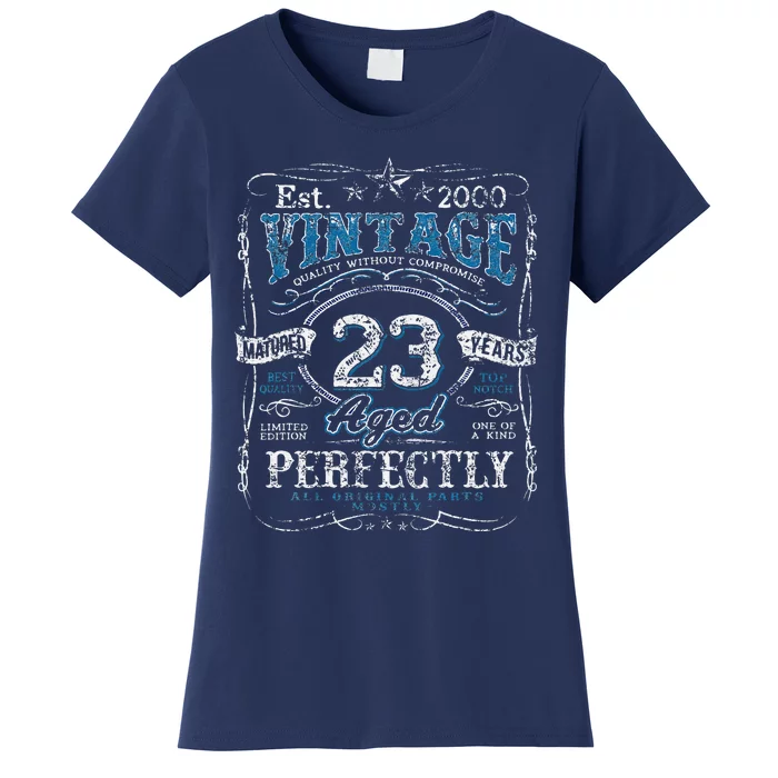 Vintage 2000 Limited Edition 23 Year Old 23rd Birthdays Women's T-Shirt