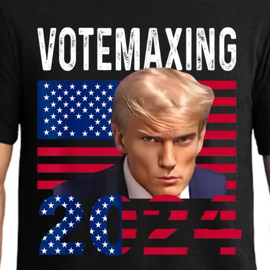 Votemaxing 2024 Looksmaxxing Funny Pajama Set