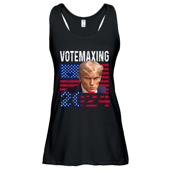 Votemaxing 2024 Looksmaxxing Funny Ladies Essential Flowy Tank