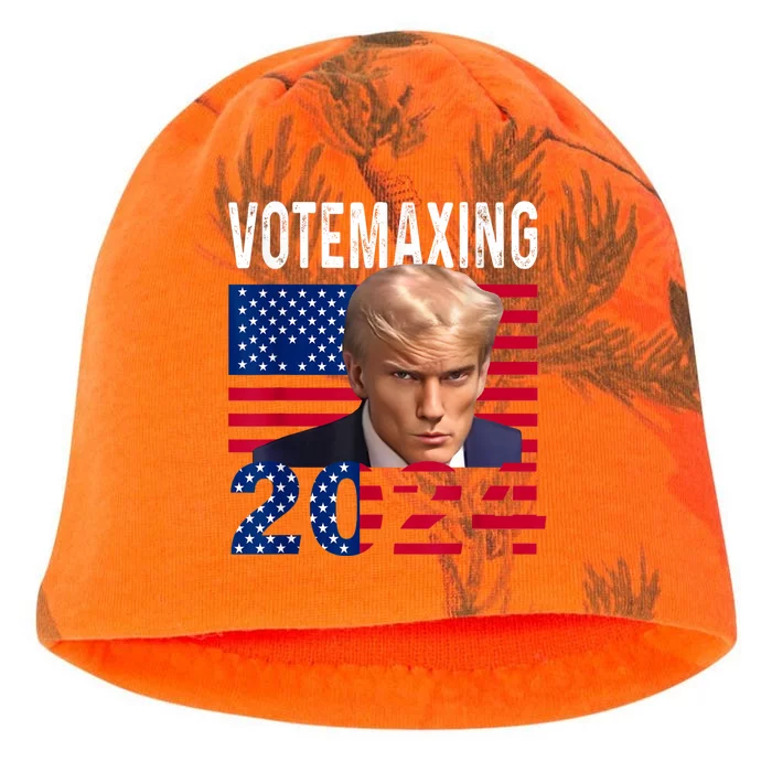 Votemaxing 2024 Looksmaxxing Funny Kati - Camo Knit Beanie