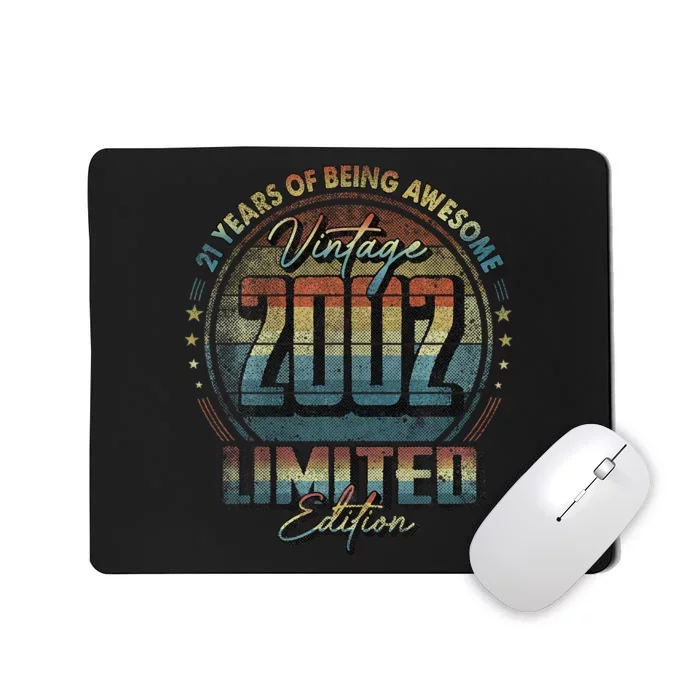 Vintage 2002 Limited Edition 21 Year Old 21st Birthday Mousepad