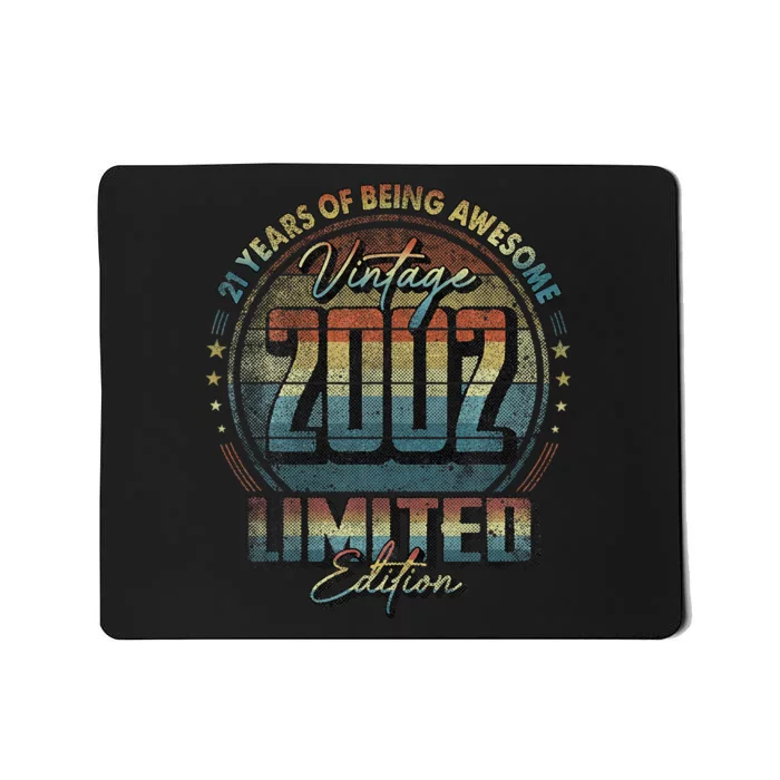 Vintage 2002 Limited Edition 21 Year Old 21st Birthday Mousepad