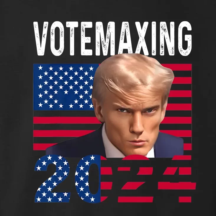 Votemaxing 2024 Looksmaxxing Funny Toddler Hoodie