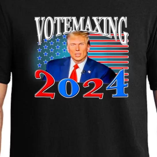 Votemaxing 2024 Looksmax Funny Pajama Set