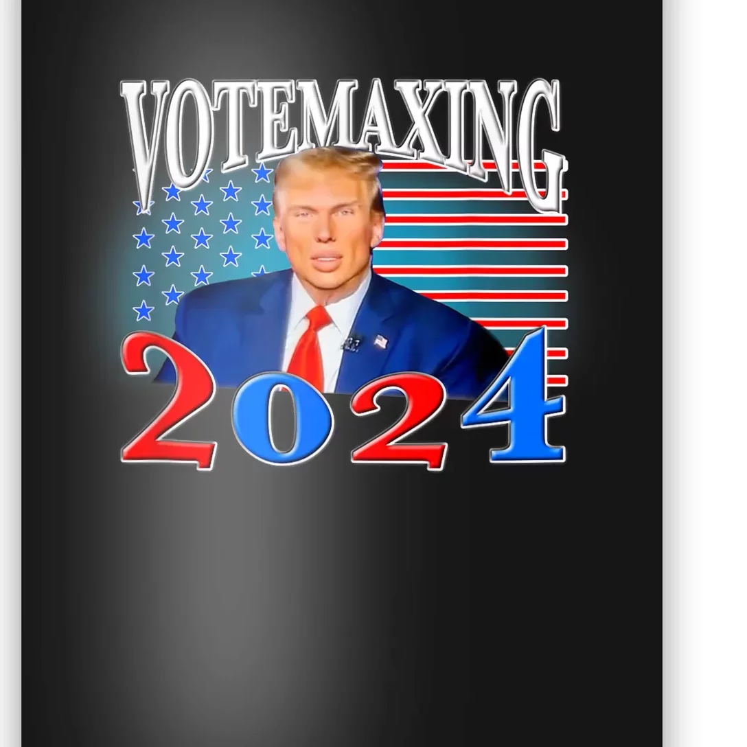 Votemaxing 2024 Looksmax Funny Poster