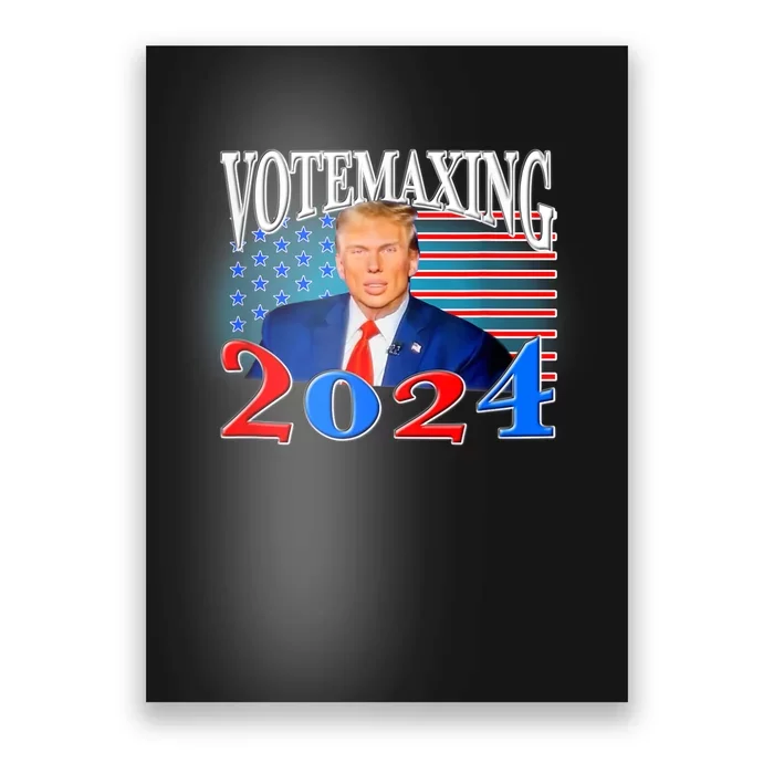 Votemaxing 2024 Looksmax Funny Poster