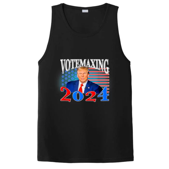 Votemaxing 2024 Looksmax Funny Performance Tank