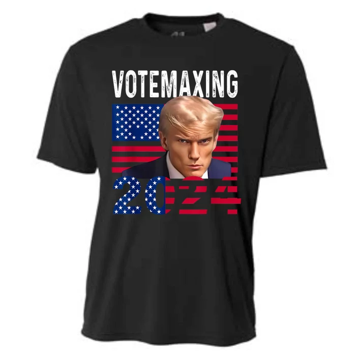 Votemaxing 2024 Looksmaxxing Funny Cooling Performance Crew T-Shirt