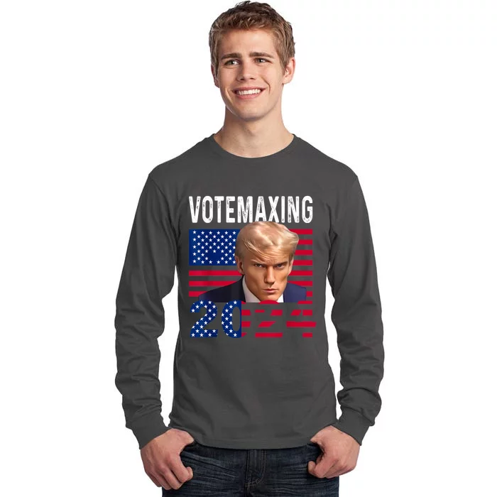 Votemaxing 2024 Looksmaxxing Funny Tall Long Sleeve T-Shirt